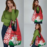 Republic of Belarus Grocery Bag Pahonia Rushnyk Pattern
