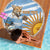 Custom Vamos Argentina Beach Blanket The Pumas Rugby Mascot Sporty Version LT9 - Wonder Print Shop