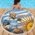 Custom Vamos Argentina Beach Blanket The Pumas Rugby Mascot Sporty Version LT9 - Wonder Print Shop