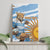 Custom Vamos Argentina Canvas Wall Art The Pumas Rugby Mascot Sporty Version