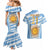 Custom Vamos Argentina Couples Matching Mermaid Dress and Hawaiian Shirt The Pumas Rugby Mascot Sporty Version LT9 - Wonder Print Shop