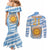 Custom Vamos Argentina Couples Matching Mermaid Dress and Long Sleeve Button Shirt The Pumas Rugby Mascot Sporty Version