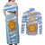 Custom Vamos Argentina Couples Matching Off Shoulder Maxi Dress and Long Sleeve Button Shirt The Pumas Rugby Mascot Sporty Version LT9 - Wonder Print Shop