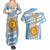 Custom Vamos Argentina Couples Matching Summer Maxi Dress and Hawaiian Shirt The Pumas Rugby Mascot Sporty Version LT9 - Wonder Print Shop