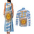 Custom Vamos Argentina Couples Matching Tank Maxi Dress and Long Sleeve Button Shirt The Pumas Rugby Mascot Sporty Version LT9 - Wonder Print Shop