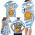 Custom Vamos Argentina Family Matching Long Sleeve Bodycon Dress and Hawaiian Shirt The Pumas Rugby Mascot Sporty Version LT9 - Wonder Print Shop
