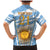 Custom Vamos Argentina Family Matching Mermaid Dress and Hawaiian Shirt The Pumas Rugby Mascot Sporty Version LT9 - Wonder Print Shop