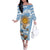 Custom Vamos Argentina Family Matching Off The Shoulder Long Sleeve Dress and Hawaiian Shirt The Pumas Rugby Mascot Sporty Version - Wonder Print Shop