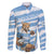 Custom Vamos Argentina Family Matching Off Shoulder Short Dress and Hawaiian Shirt The Pumas Rugby Mascot Sporty Version LT9 - Wonder Print Shop