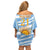 Custom Vamos Argentina Family Matching Off Shoulder Short Dress and Hawaiian Shirt The Pumas Rugby Mascot Sporty Version LT9 - Wonder Print Shop
