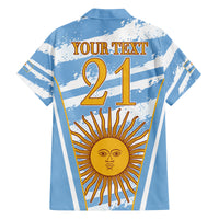 Custom Vamos Argentina Family Matching Tank Maxi Dress and Hawaiian Shirt The Pumas Rugby Mascot Sporty Version - Wonder Print Shop