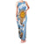Custom Vamos Argentina Family Matching Tank Maxi Dress and Hawaiian Shirt The Pumas Rugby Mascot Sporty Version - Wonder Print Shop