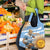 Custom Vamos Argentina Grocery Bag The Pumas Rugby Mascot Sporty Version