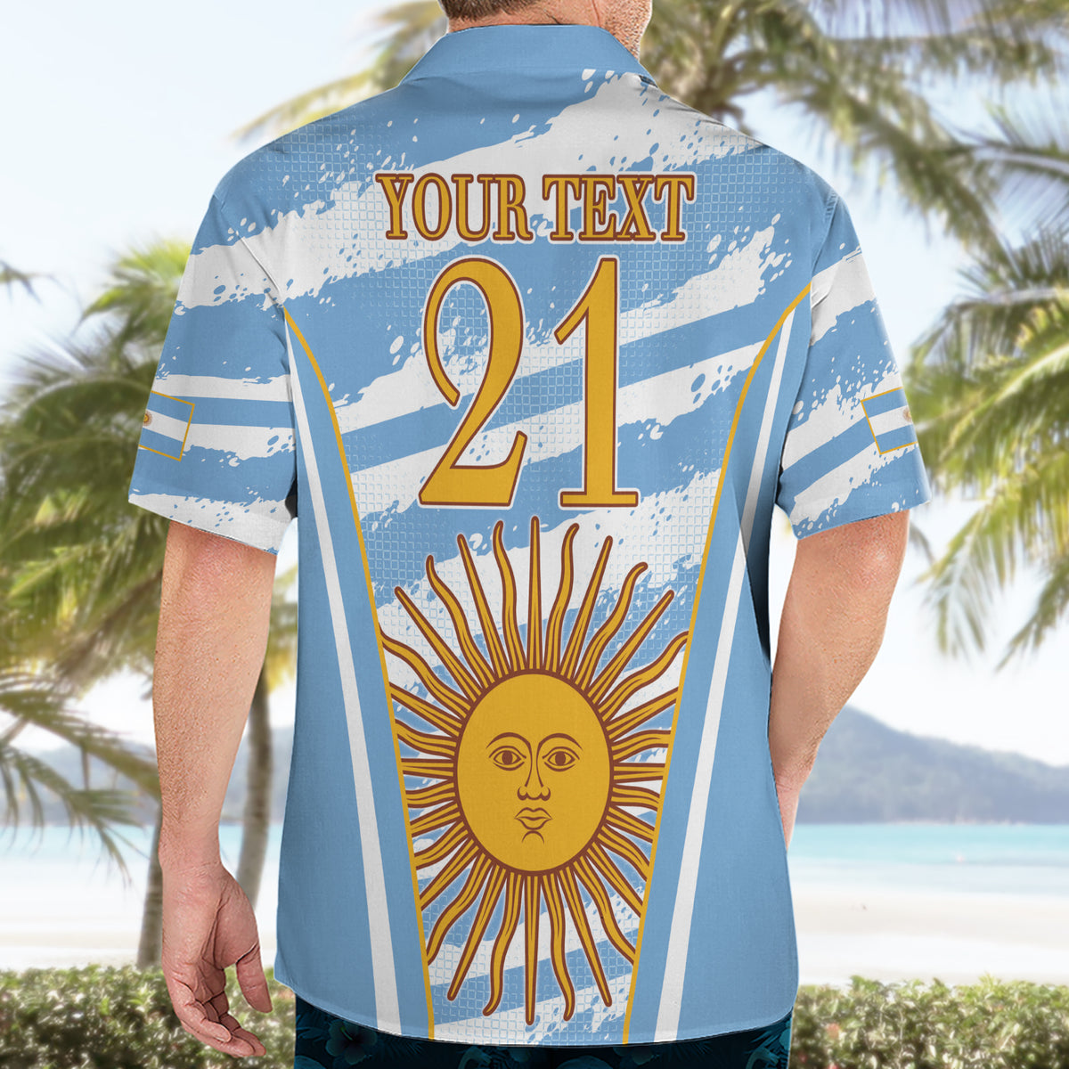 Custom Vamos Argentina Hawaiian Shirt The Pumas Rugby Mascot Sporty Version - Wonder Print Shop