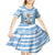 Custom Vamos Argentina Kid Short Sleeve Dress The Pumas Rugby Mascot Sporty Version - Wonder Print Shop