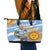 Custom Vamos Argentina Leather Tote Bag The Pumas Rugby Mascot Sporty Version