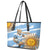 Custom Vamos Argentina Leather Tote Bag The Pumas Rugby Mascot Sporty Version