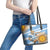 Custom Vamos Argentina Leather Tote Bag The Pumas Rugby Mascot Sporty Version - Wonder Print Shop