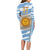 Custom Vamos Argentina Long Sleeve Bodycon Dress The Pumas Rugby Mascot Sporty Version - Wonder Print Shop