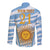 Custom Vamos Argentina Long Sleeve Button Shirt The Pumas Rugby Mascot Sporty Version - Wonder Print Shop
