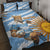 Custom Vamos Argentina Quilt Bed Set The Pumas Rugby Mascot Sporty Version - Wonder Print Shop