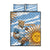 Custom Vamos Argentina Quilt Bed Set The Pumas Rugby Mascot Sporty Version - Wonder Print Shop