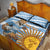 Custom Vamos Argentina Quilt Bed Set The Pumas Rugby Mascot Sporty Version - Wonder Print Shop