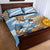 Custom Vamos Argentina Quilt Bed Set The Pumas Rugby Mascot Sporty Version - Wonder Print Shop