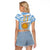 Custom Vamos Argentina Raglan Cropped T Shirt The Pumas Rugby Mascot Sporty Version - Wonder Print Shop