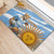 Custom Vamos Argentina Rubber Doormat The Pumas Rugby Mascot Sporty Version - Wonder Print Shop