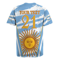 Custom Vamos Argentina Rugby Jersey The Pumas Rugby Mascot Sporty Version - Wonder Print Shop