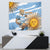 Custom Vamos Argentina Tapestry The Pumas Rugby Mascot Sporty Version - Wonder Print Shop