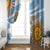 Custom Vamos Argentina Window Curtain The Pumas Rugby Mascot Sporty Version - Wonder Print Shop