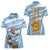 Custom Vamos Argentina Women Polo Shirt The Pumas Rugby Mascot Sporty Version - Wonder Print Shop