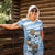 Custom Vamos Argentina Women Polo Shirt The Pumas Rugby Mascot Sporty Version - Wonder Print Shop