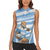 Custom Vamos Argentina Women Sleeveless Polo Shirt The Pumas Rugby Mascot Sporty Version - Wonder Print Shop