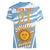 Custom Vamos Argentina Women V-Neck T-Shirt The Pumas Rugby Mascot Sporty Version - Wonder Print Shop