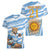 Custom Vamos Argentina Women V-Neck T-Shirt The Pumas Rugby Mascot Sporty Version - Wonder Print Shop