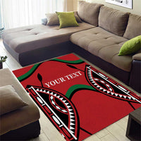 Custom Kenya Rugby Area Rug Summer Paris 2024 LT9 - Wonder Print Shop
