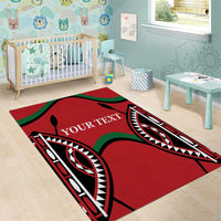 Custom Kenya Rugby Area Rug Summer Paris 2024 LT9 - Wonder Print Shop