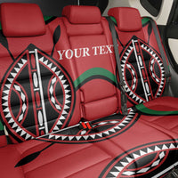 Custom Kenya Rugby Back Car Seat Cover Summer Paris 2024 LT9 - Wonder Print Shop