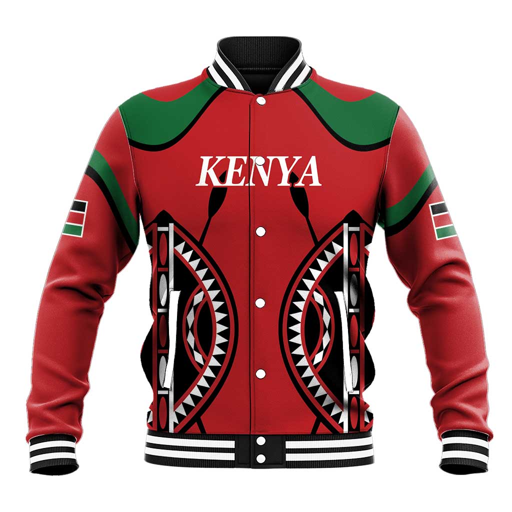 Custom Kenya Rugby Baseball Jacket Summer Paris 2024 LT9 - Wonder Print Shop