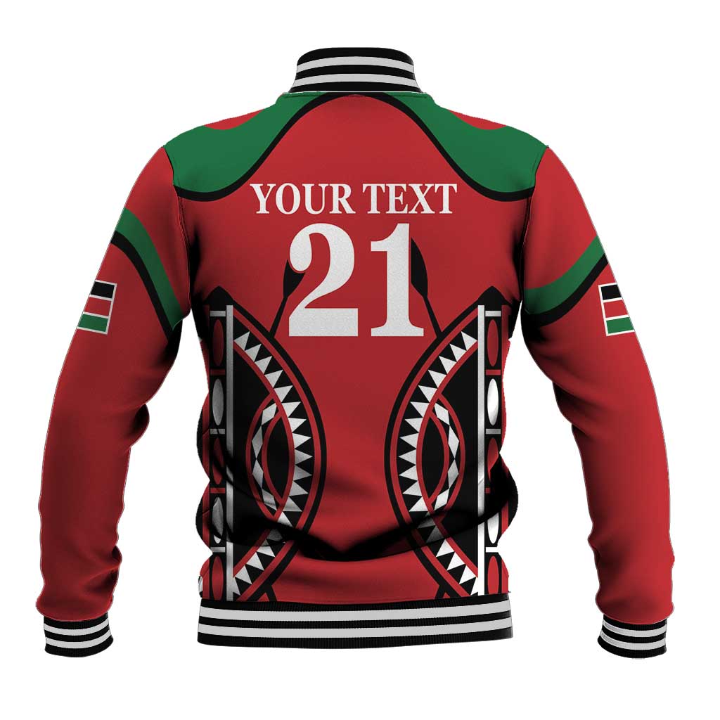 Custom Kenya Rugby Baseball Jacket Summer Paris 2024 LT9 - Wonder Print Shop