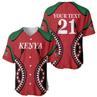 Custom Kenya Rugby Baseball Jersey Summer Paris 2024 LT9 - Wonder Print Shop