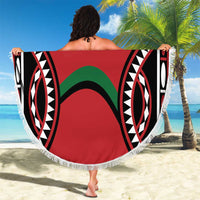 Custom Kenya Rugby Beach Blanket Summer Paris 2024 LT9 - Wonder Print Shop