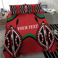 Custom Kenya Rugby Bedding Set Summer Paris 2024 LT9 - Wonder Print Shop