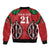 Custom Kenya Rugby Bomber Jacket Summer Paris 2024 LT9 - Wonder Print Shop