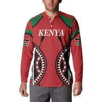 Custom Kenya Rugby Button Sweatshirt Summer Paris 2024 LT9 - Wonder Print Shop