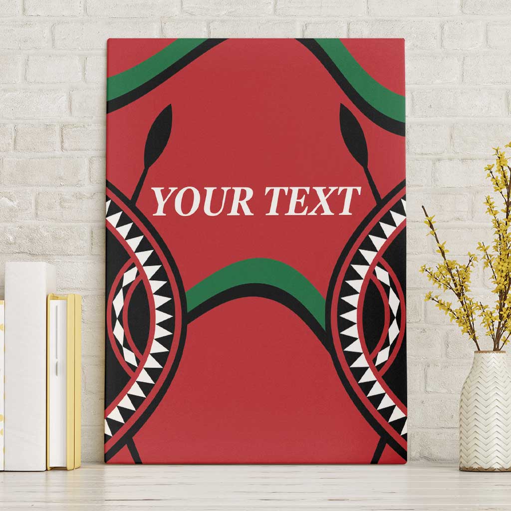 Custom Kenya Rugby Canvas Wall Art Summer Paris 2024 LT9 - Wonder Print Shop