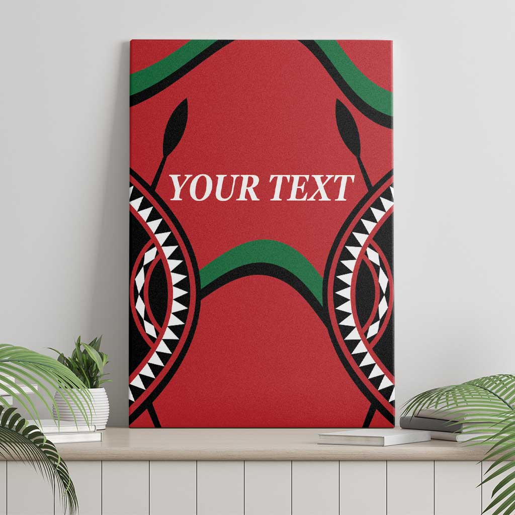 Custom Kenya Rugby Canvas Wall Art Summer Paris 2024 LT9 - Wonder Print Shop